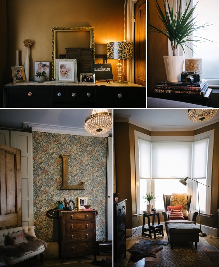 east london, interior design, dark, warm, cosy, eclectic, mismatched, interesting, cohesive, gold, midnight blue, crystals, ikea, vintage, sheepskin, lily sawyer photo.jpg
