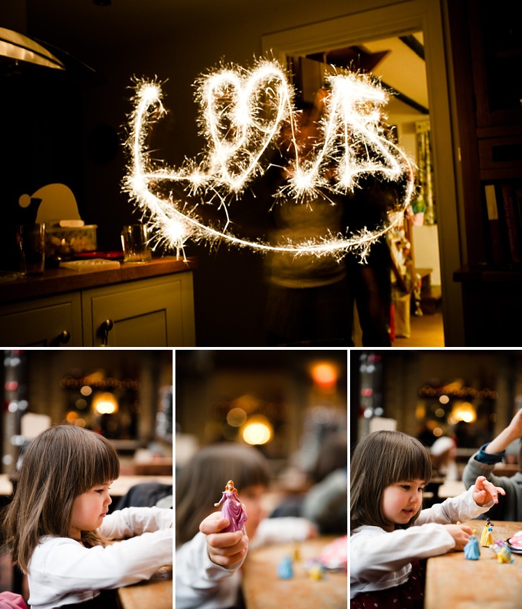 sparklers light painting