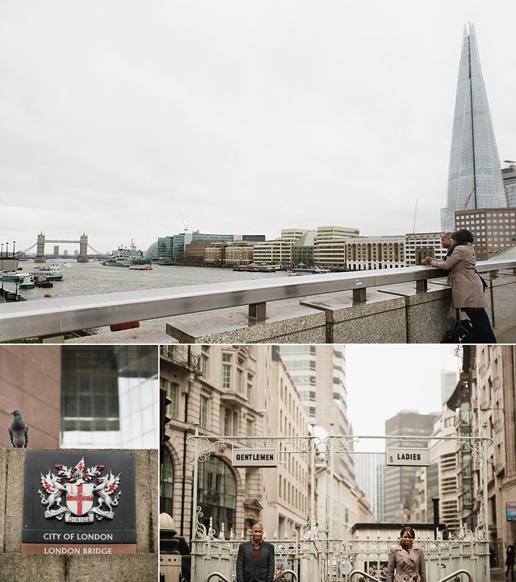 city of london engagement photoshoot liverpool street station london bridge wedding lily sawyer photo
