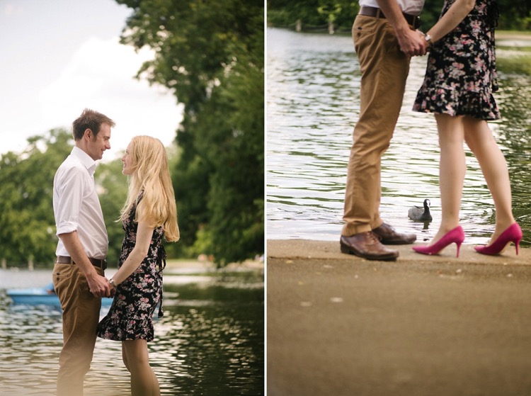 london regent's park i heart london engagement photoshoot classic chic country natural style lily sawyer photo