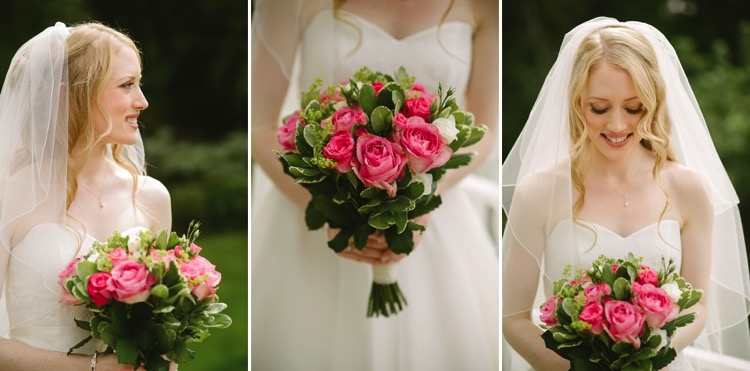 london wedding bagden hall yorkshire wedding classic dreamy romantic fuschia pink english rose lily sawyer photo