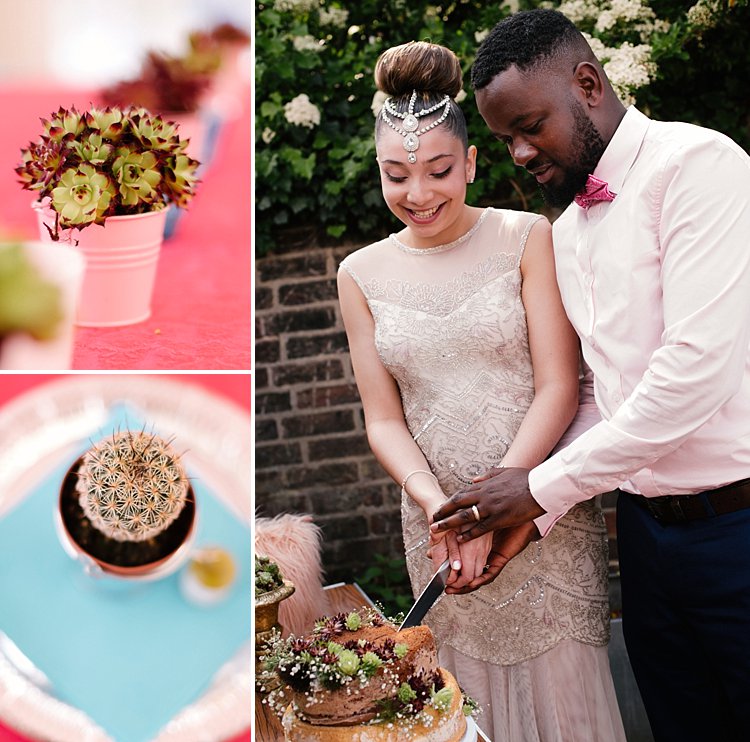 east-london-courtyard-wedding-photographer-succulent-pink-vintage-lily-sawyer-photo