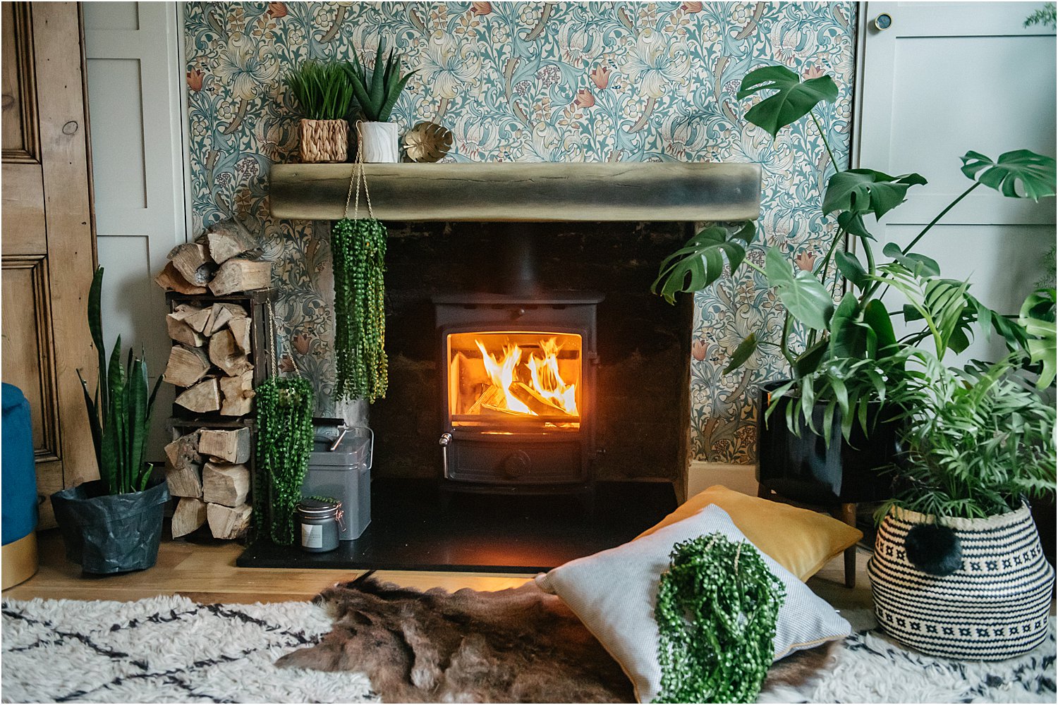 how-a-wood-burner-stove-changed-lifestyle-cosy-maximalist-eclectic-interiors-lily-sawyer-photo