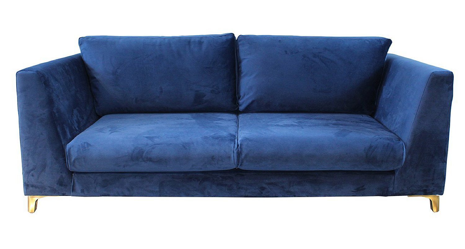 Retro Velvet Two Seat Sofa South Shore Online Only Accent Furniture Simons