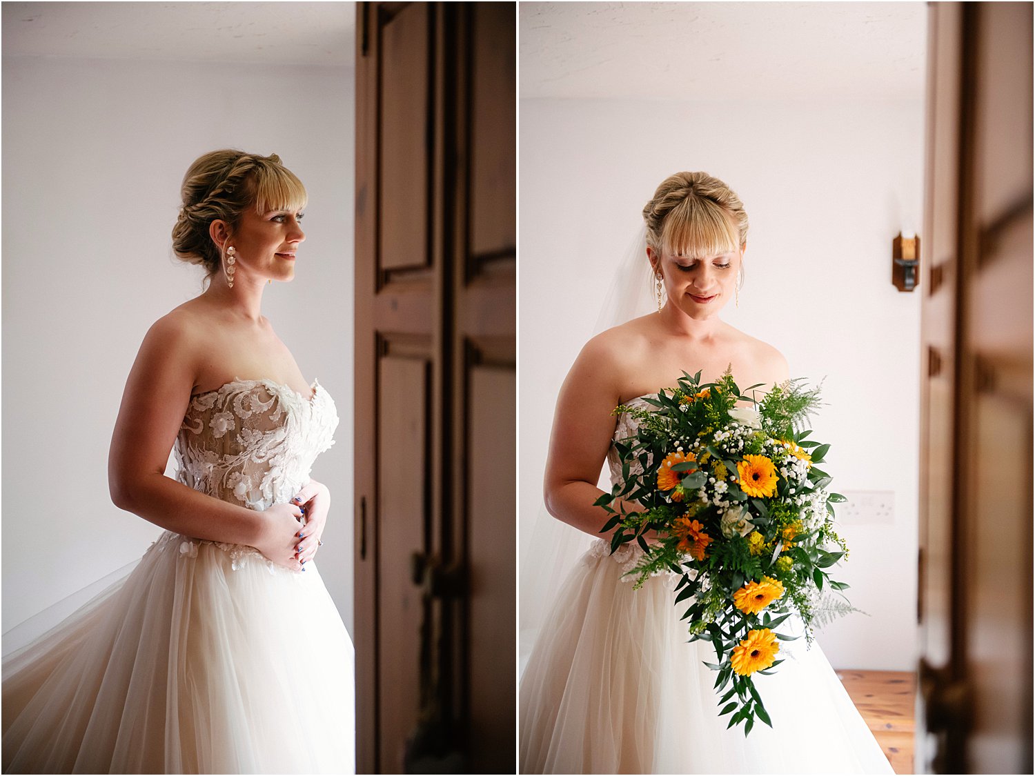 country-vintage-blue-sunflower-wedding-summer-north-devon-english-wedding-marquee-classic-wedding