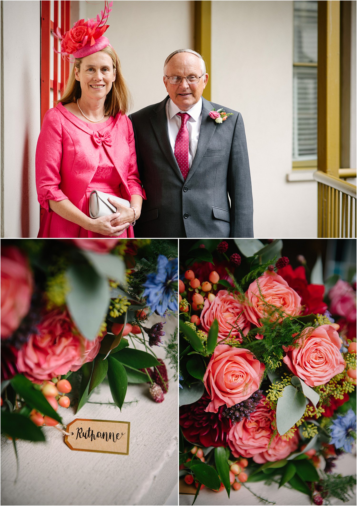 dark-green-red-orange-wedding-london-city-st-helens-the-wren-wild-wedding-flowers-lily-sawyer-photo